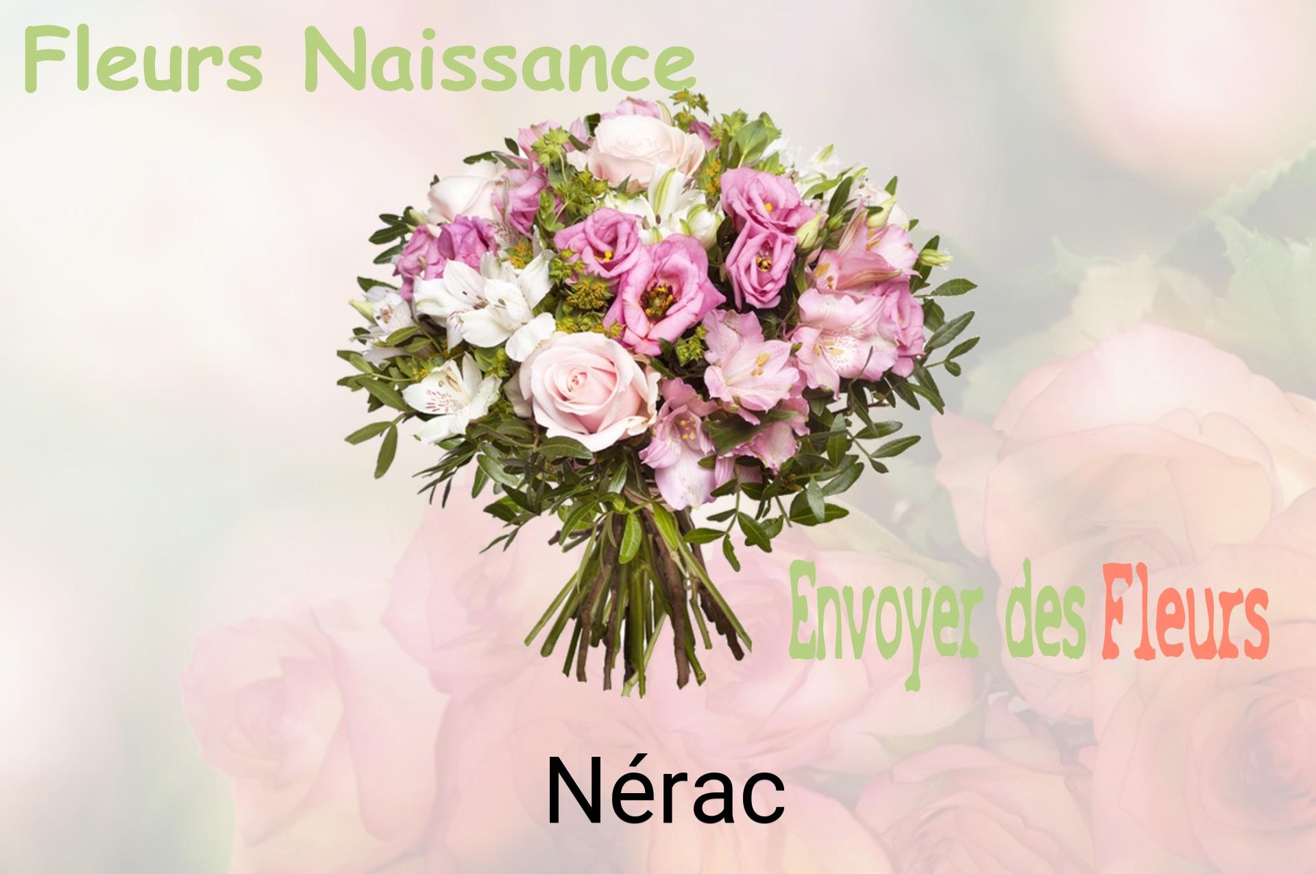 Bouquet de fleurs de naissance livré à Nérac